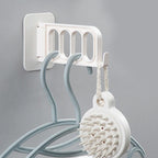 Practical door hook for bathroom, kitchen, bedroom, or cubicle.