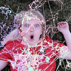 Vibrant crazy ribbon spray for parties, weddings, and celebrations