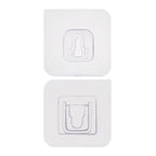 Adhesive wall hooks, pack of 20, heavy duty and easy to install.