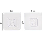 Heavy duty adhesive hooks, 20-pack, suitable for various hanging needs.