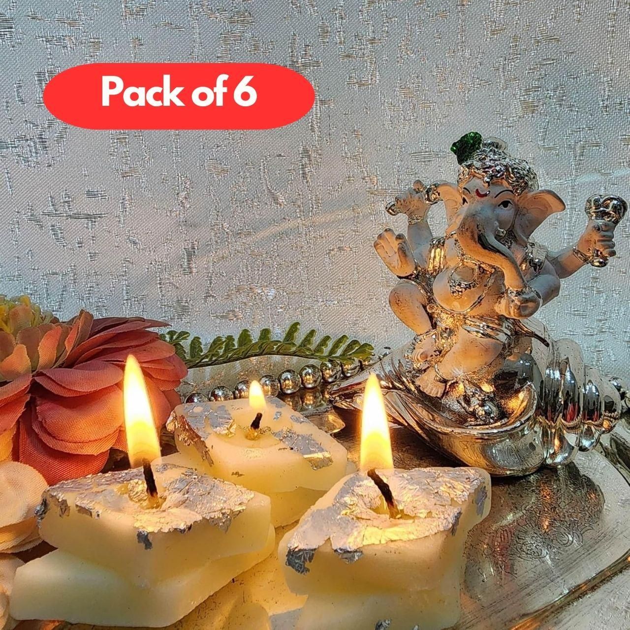 Kaju Katli Candle (Pack of 6)