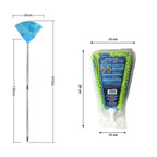 Broom fan designed for ceiling and high surface cleaning with effective dusting performance.