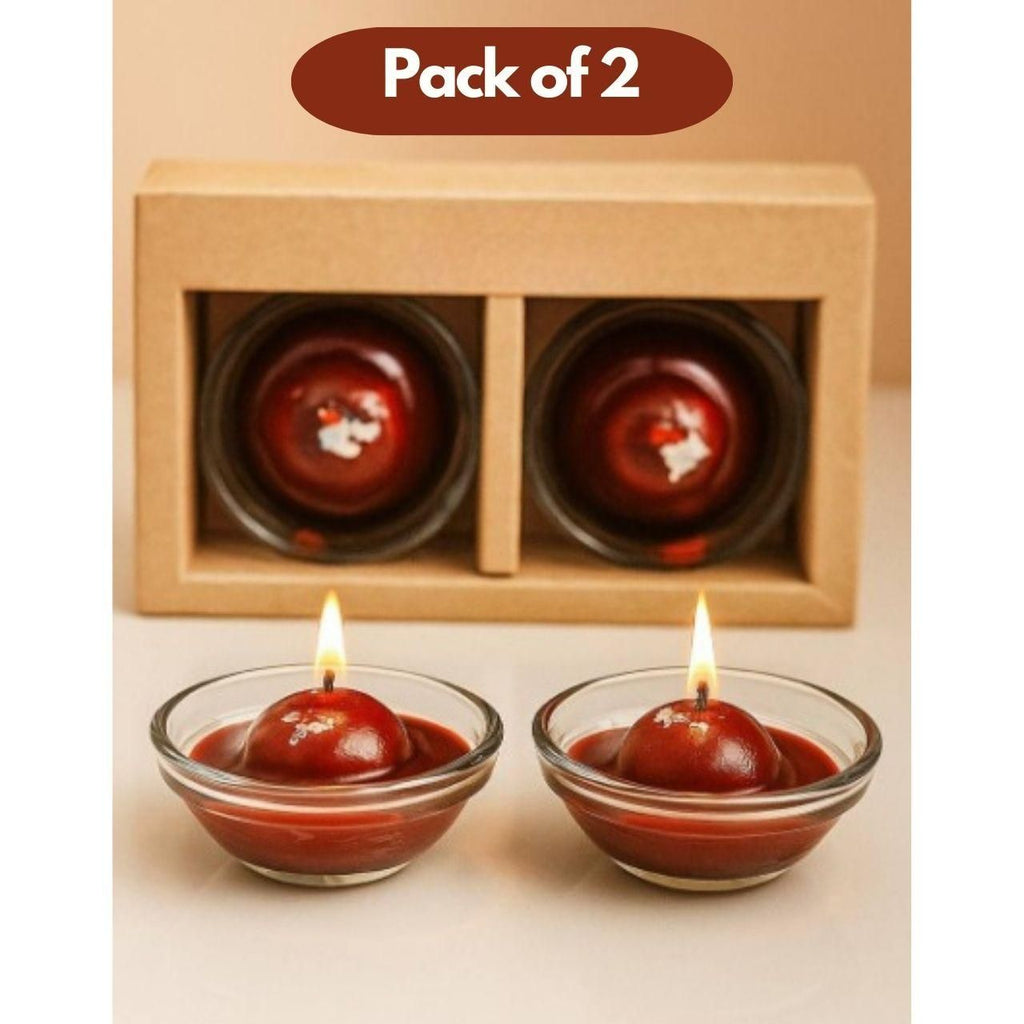 Gulab Jamun Scented Candle (Pack of 2)