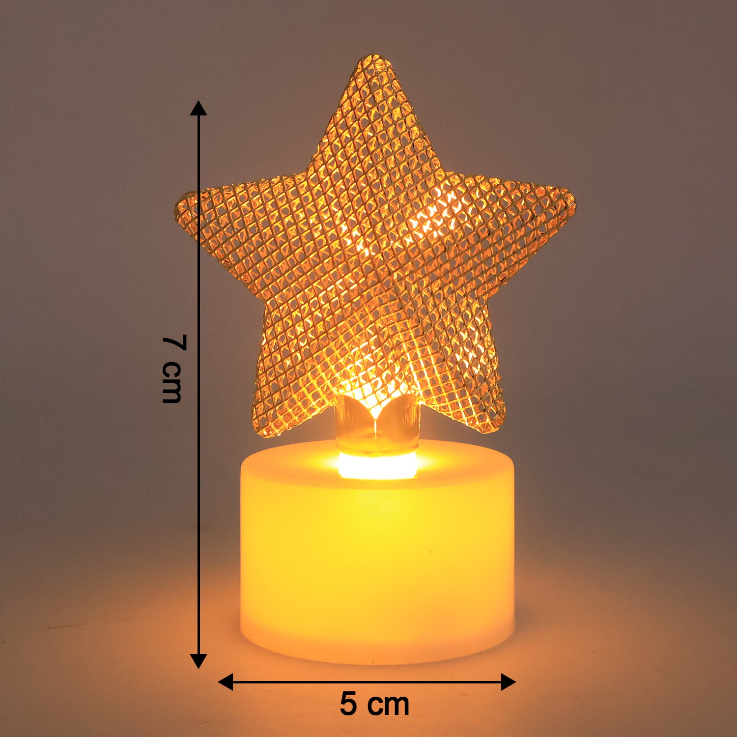 Decorative Led Star Candles (Set of 12)