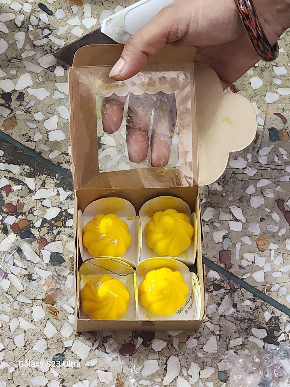 Modak Shaped Candles (Pack of 4)