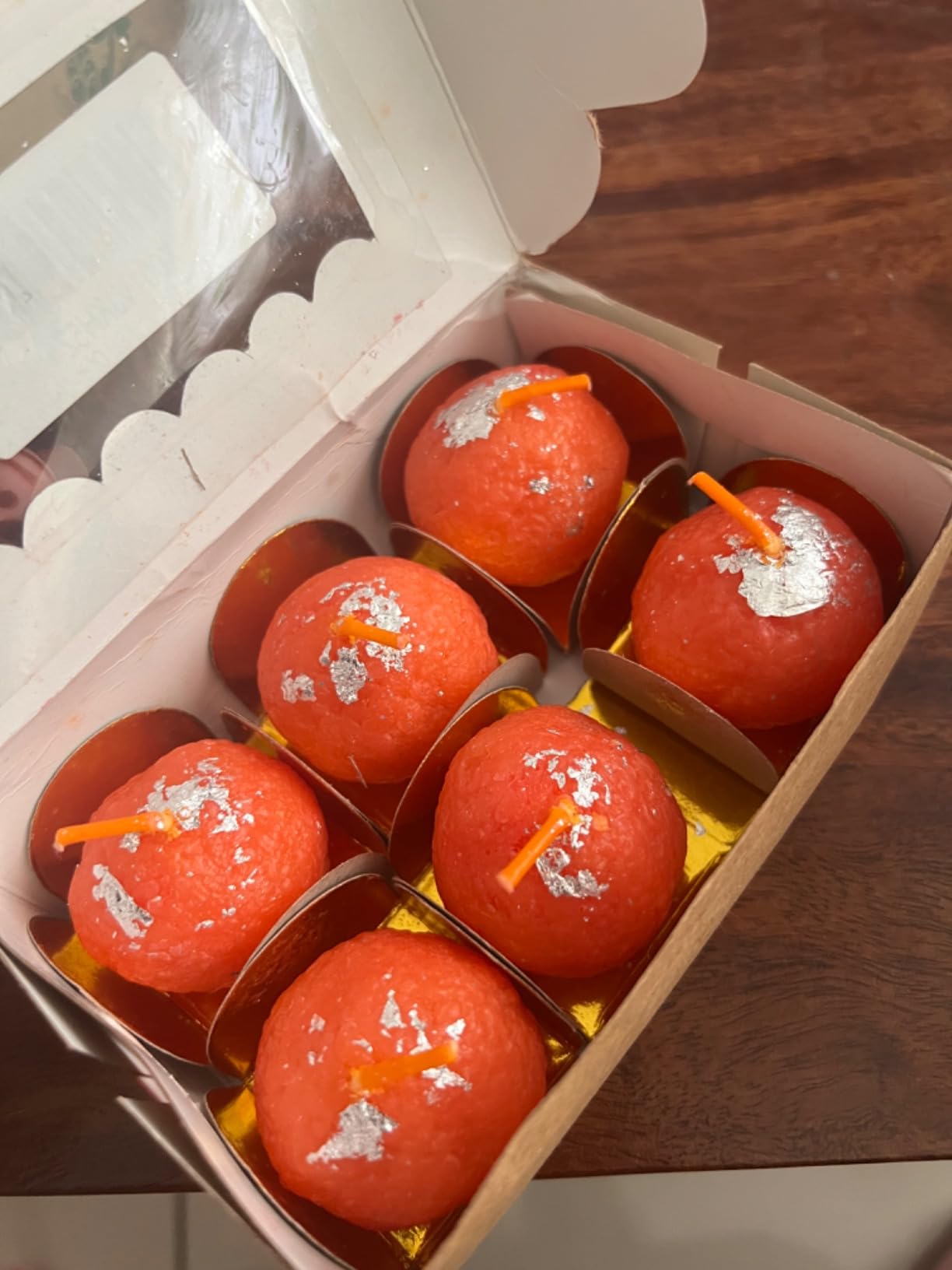 Laddoo Shape Candles