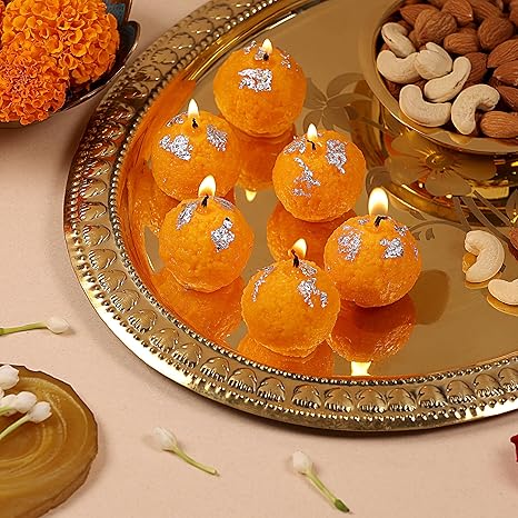 Laddoo Shape Candles