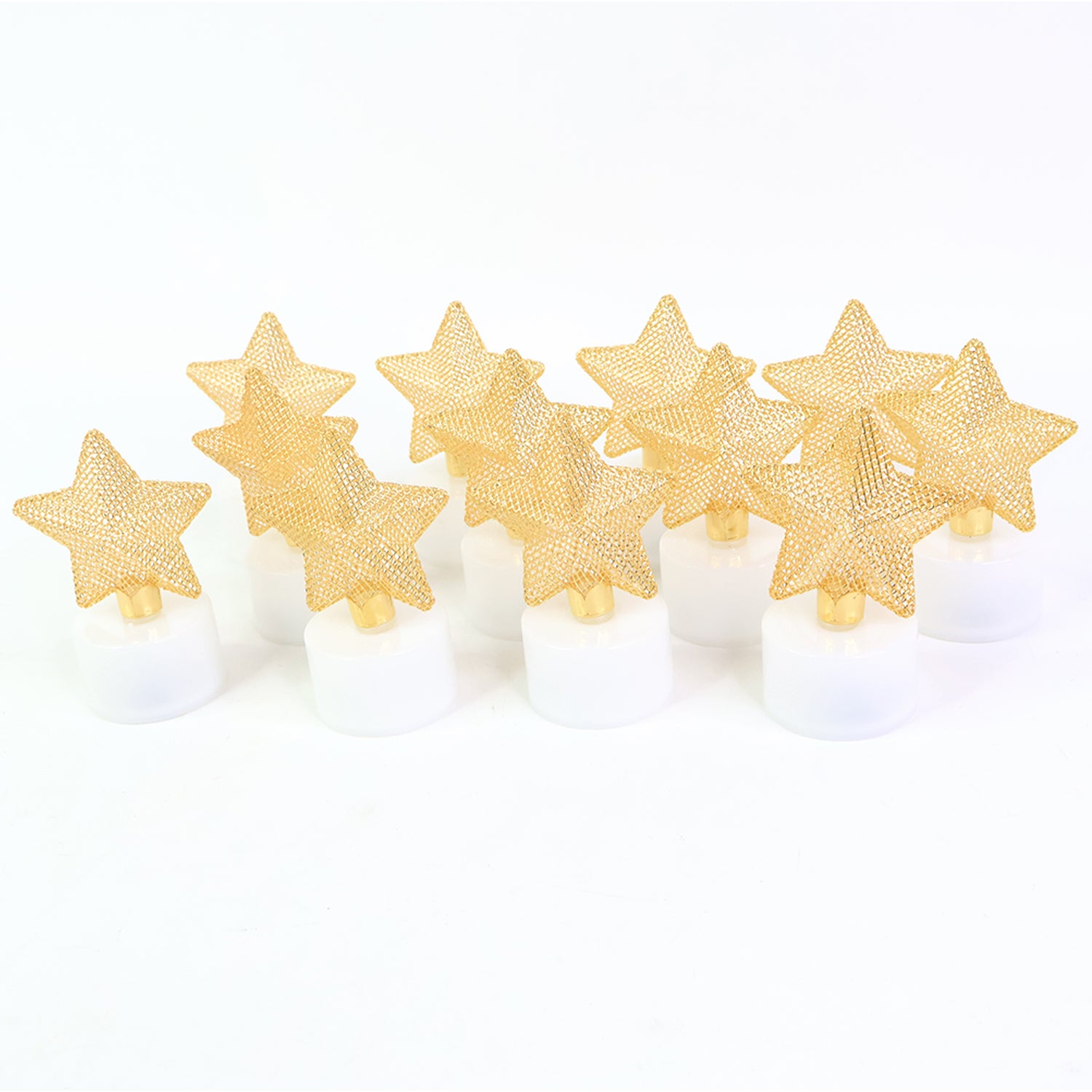Decorative Led Star Candles (Set of 12)