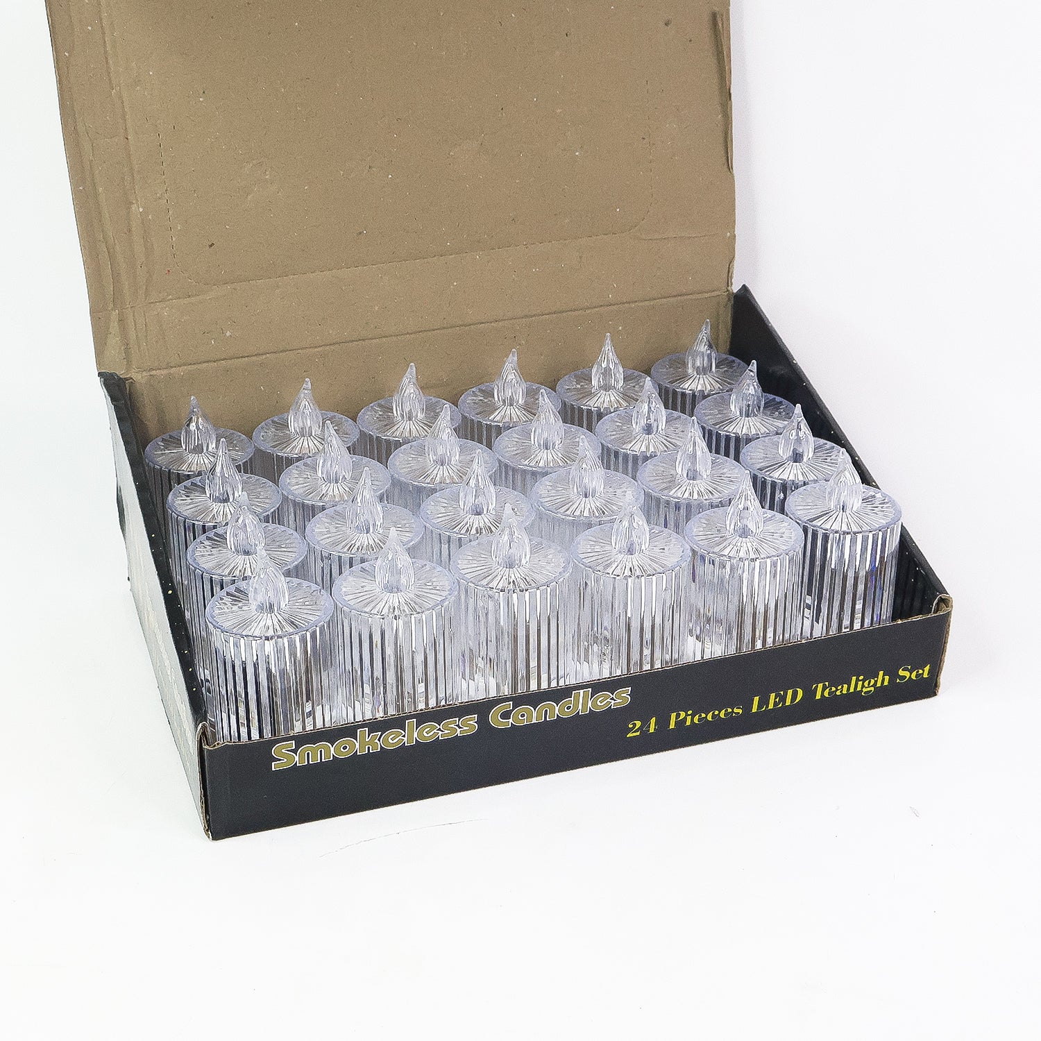 Smokeless LED Flameless Decorative Candles (Set of 24)